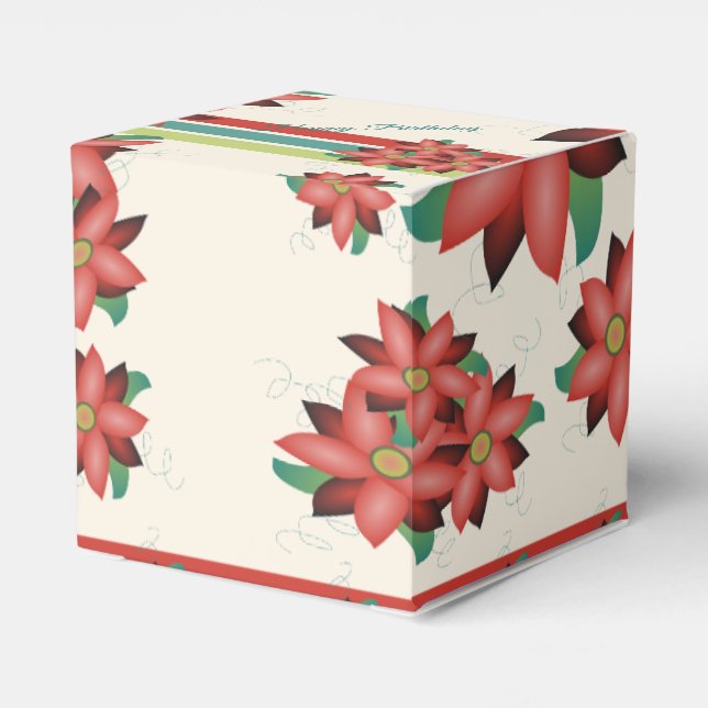 Caixinha De Lembrancinhas Artsy Floral Designer (Verso)