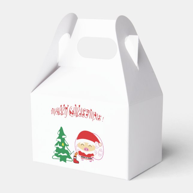 Caixinha De Lembrancinhas árvore de Natal (Frente)