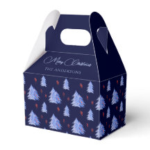 Árvores de Natal Azuis de Inverno com Frutas de Az