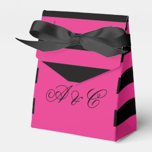 Caixinha De Lembrancinhas As bolsas do favor de partido das listras do rosa