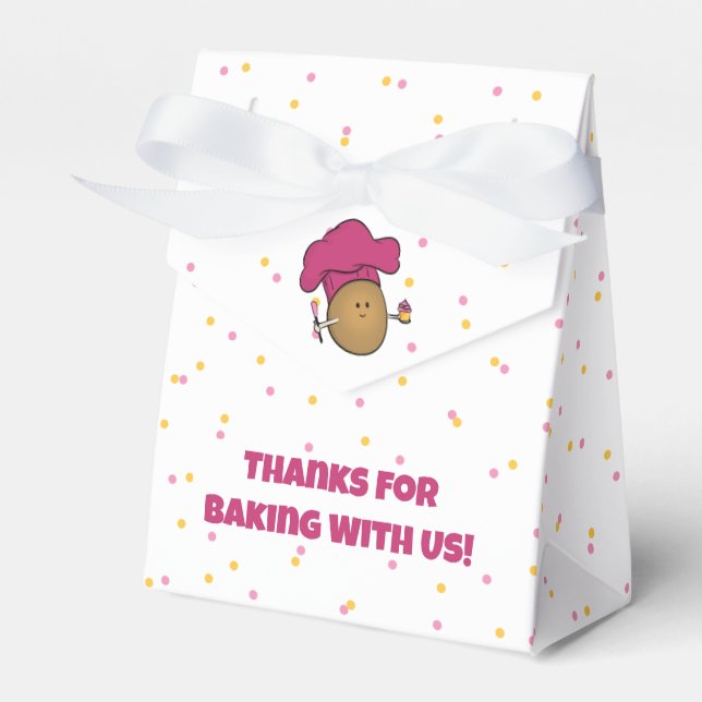 Caixinha De Lembrancinhas Assar vamos! Kid's Baking Party (Frente)