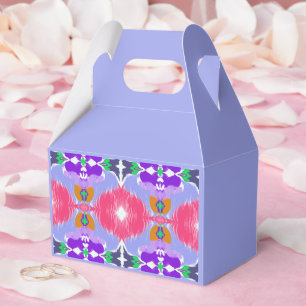 Caixinha De Lembrancinhas Aurora Vibrante Kaleidoscópio Flor Elétrica