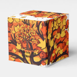 Caixinha De Lembrancinhas Autumn Fall Tree Happy Thanksgiving Blessed