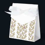 Caixinha De Lembrancinhas Autumn Leaf Favor Box Set<br><div class="desc">Add a touch of natural elegance to your events with the Autumn Leaf Favor Box Set. This set of ten tent-style boxes features a charming design of stylized leaves in warm olive and soft purple tones, accented with delicate berries, making it perfect for fall weddings, Halloween parties, or seasonal celebrations....</div>