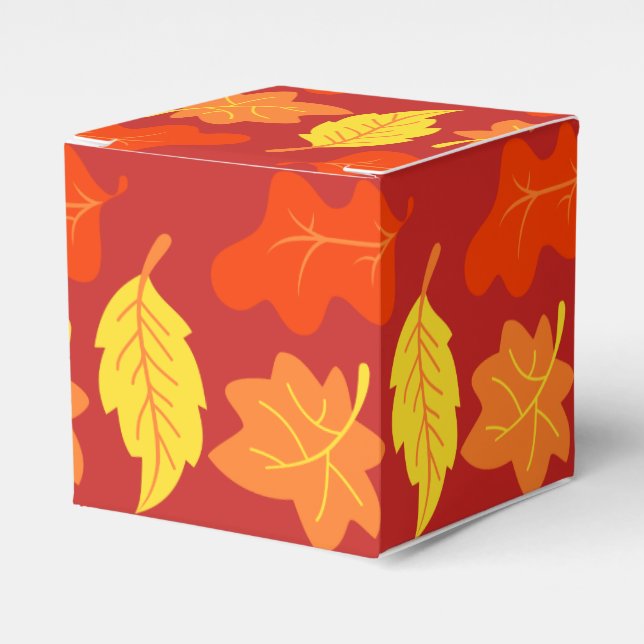 Caixinha De Lembrancinhas Autumn Leaf Gift Box (Frente)