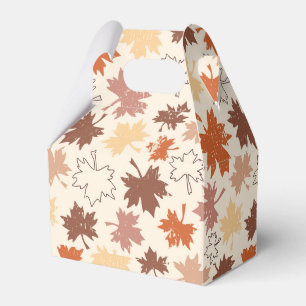 Caixinha De Lembrancinhas Autumn Nature design, outono maple Folha Ação de G