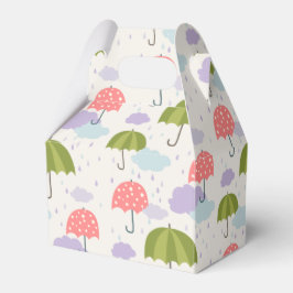 Caixinha De Lembrancinhas Autumn Rainy Pattern