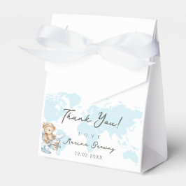 Caixinha De Lembrancinhas Aventura aguarda, ursinho voador bonito