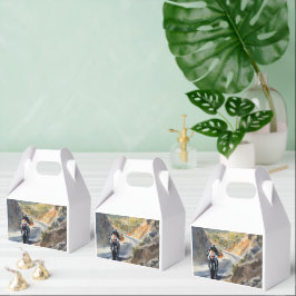 Caixinha De Lembrancinhas Aventura de Alta Velocidade em Paisagem Montanha V