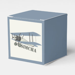 Caixinha De Lembrancinhas Avião Vintage