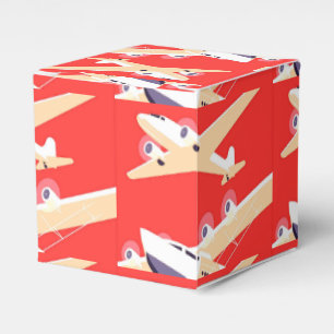 Caixinha De Lembrancinhas Aviões Vintage Propulsores Voadores