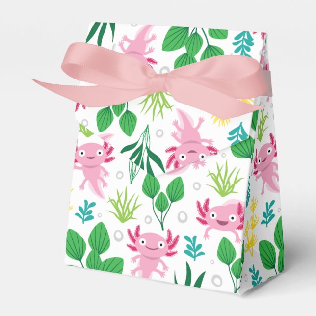 Caixinha De Lembrancinhas Axolotl (Frente)