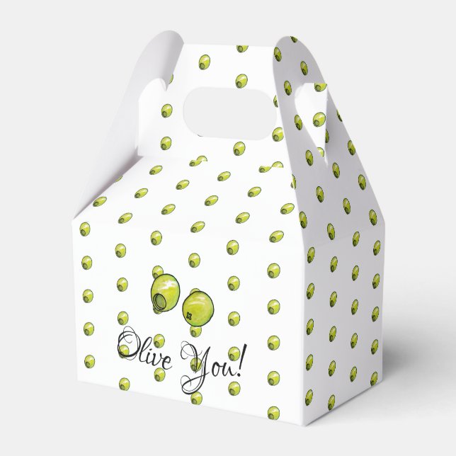 Caixinha De Lembrancinhas Azeitona (Frente)