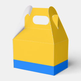 Caixinha De Lembrancinhas Azul Amarelo