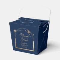 Azul Celestial Dourado Sol Lua Estrelas Casamento