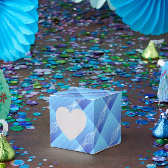 Caixinha De Lembrancinhas Azul-céu (Festa)