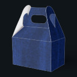 Caixinha De Lembrancinhas Azul-Rei e Dourado<br><div class="desc">Caixa de favor vintage deslumbrante com acentos em azul-marinho,  dourado e azul-real.</div>