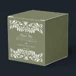 Caixinha De Lembrancinhas Azulejo Verde Talavera Estilo Espanhol Casamento F<br><div class="desc">Todos amam uma festa! Esta coleção é uma mistura deslumbrante de elegância e patrimônio cultural, inspirada nos padrões tradicionais de azulejos Talavera mexicanos. A borda floral Terracota em verde oliva terroso exala sofisticação e um toque de charme festivo, tornando-a perfeita para sua celebração inspirada em espanhol ou mexicano. Se você...</div>