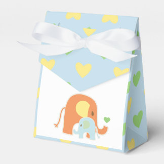 Caixinha De Lembrancinhas Baby Boy Elephant Shower Favor Box