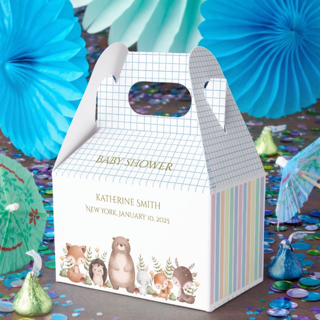 CAIXINHA DE LEMBRANCINHAS BABY SHOWER (Festa)