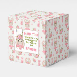 Caixinha De Lembrancinhas Ballerina temia bunny pastel rosa menina