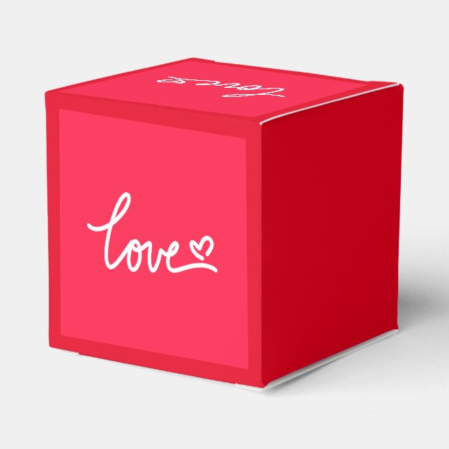 Caixinha De Lembrancinhas Ballotins love  (Verso)