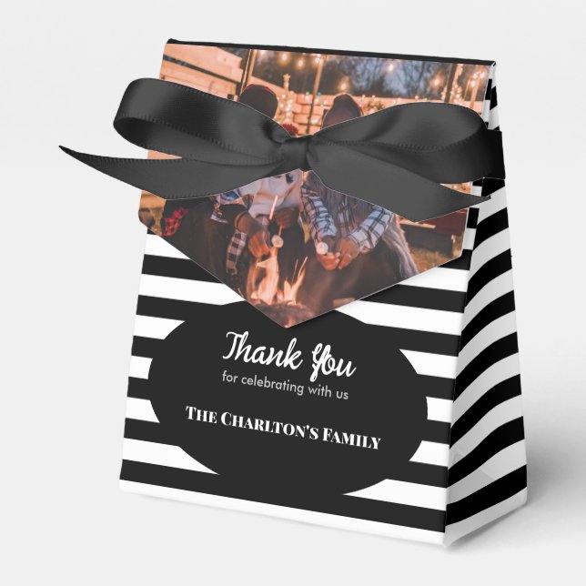 Caixinha De Lembrancinhas Bandas de Fotografias Personalizadas da Seção de N (Frente)