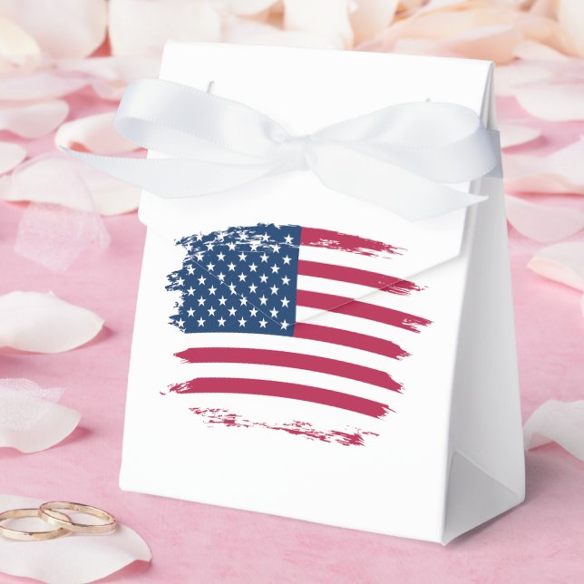 Caixinha De Lembrancinhas bandeira americana (Casamento)