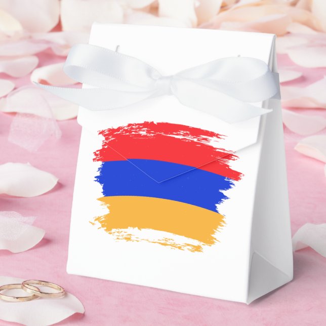 Caixinha De Lembrancinhas bandeira da Armênia (Casamento)