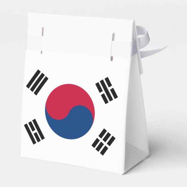 Caixinha De Lembrancinhas Bandeira da Coreia do Sul (Verso)