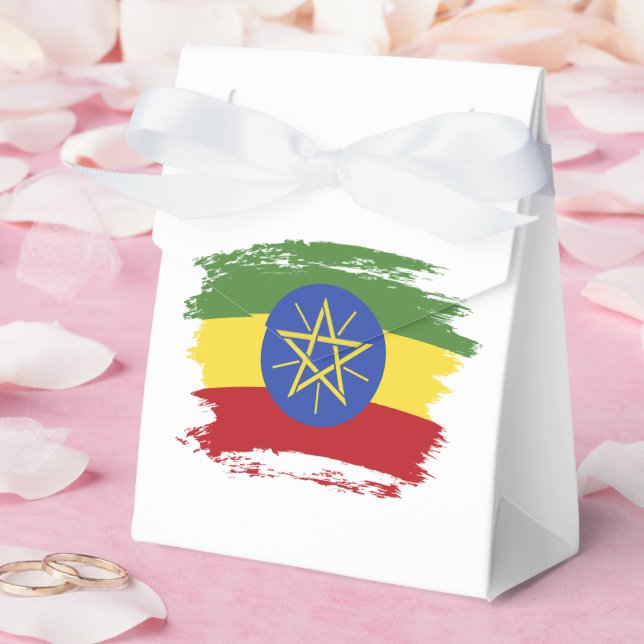 Caixinha De Lembrancinhas Bandeira da Etiópia (Casamento)