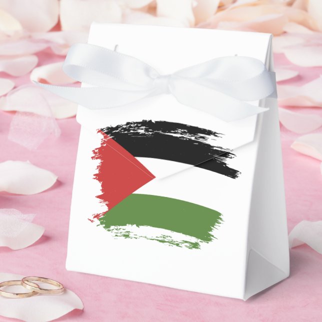 Caixinha De Lembrancinhas bandeira da Palestina (Casamento)