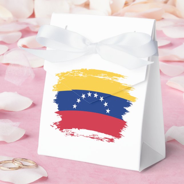Caixinha De Lembrancinhas Bandeira da Venezuela (Casamento)