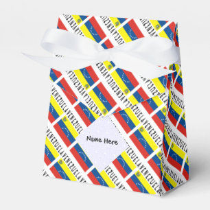 Caixinha De Lembrancinhas Bandeira da Venezuela Venezuelana Personalização P