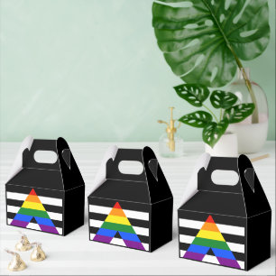 Caixinha De Lembrancinhas Bandeira de aliado straight da SlipperyJoe lisa ar