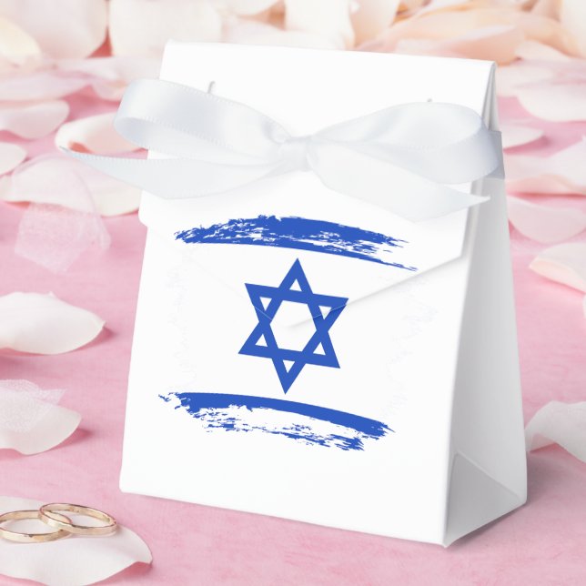 Caixinha De Lembrancinhas bandeira de Israel (Casamento)