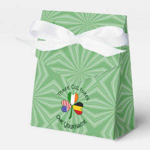 Caixinha De Lembrancinhas Bandeira Personalizada Trevo Americano Irlandês Be