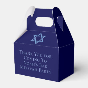 Caixinha De Lembrancinhas Bar Mitzvah - Estrela Azul Real de David