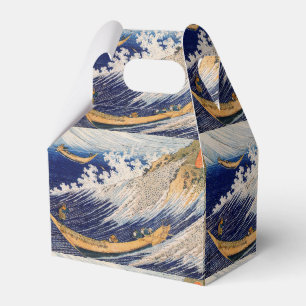 Caixinha De Lembrancinhas Barcos de Pesca do Oceano Hokusai Ondas