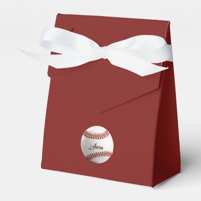 Caixinha De Lembrancinhas Baseball Personalizado (Frente)