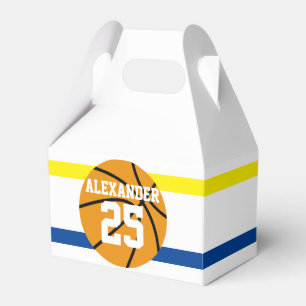 Caixinha De Lembrancinhas Basquetebol Nome e Número