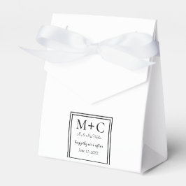 Caixinha De Lembrancinhas Basta Casamento Chic Black & White