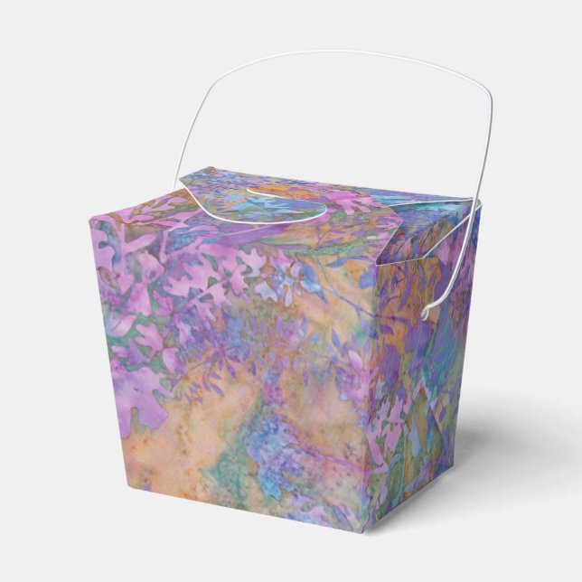Caixinha De Lembrancinhas Batik Floresta Encantada (Frente)
