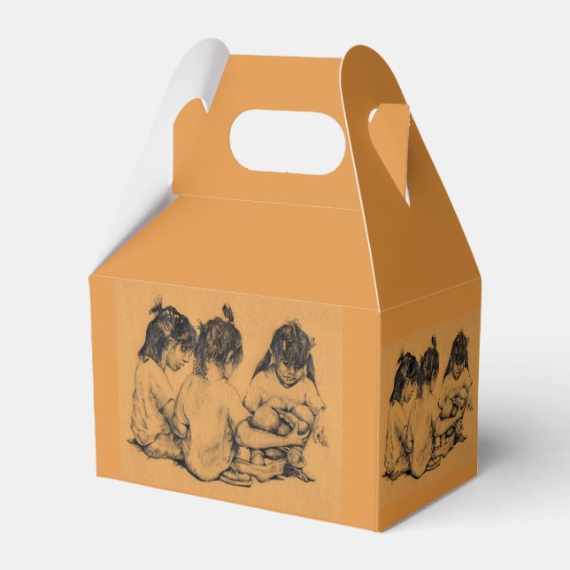 Caixinha De Lembrancinhas Beach Bunnies (Frente)