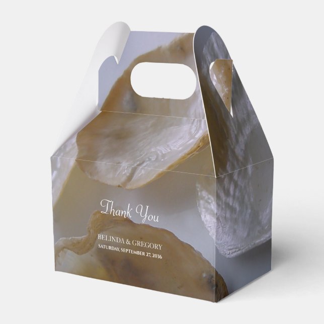 Caixinha De Lembrancinhas Beach Clams Wedding (Frente)