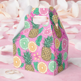 Caixinha De Lembrancinhas Beach Summer Pattern 