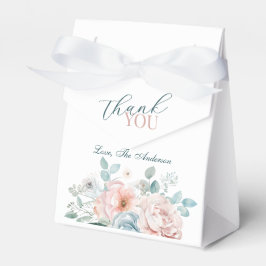 Caixinha De Lembrancinhas Bebê em Bloom Azul Bebê Obrigado