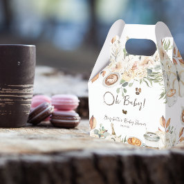 Caixinha De Lembrancinhas Bebê está se preparando | Chá de fraldas de café d