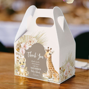 Caixinha De Lembrancinhas Bebês bichos boho arca chá de fraldas obrigado voc