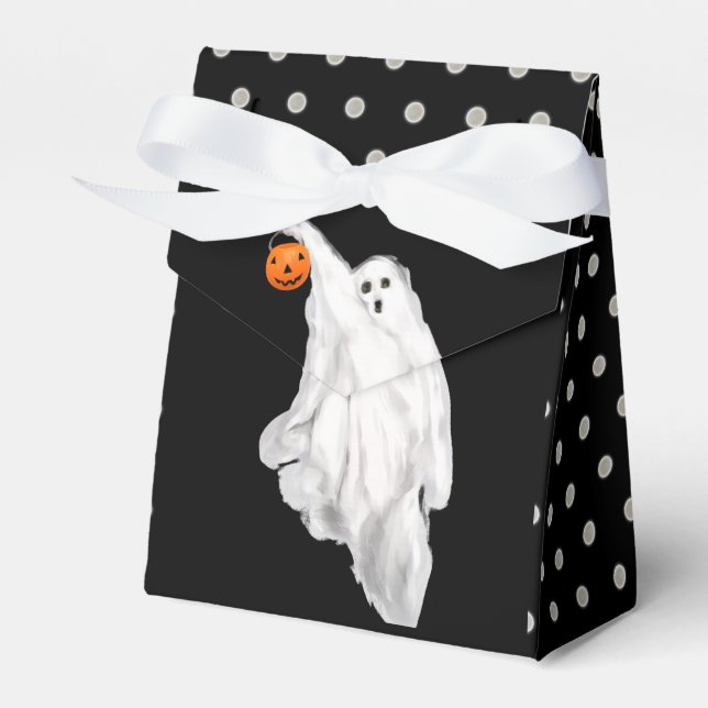 Caixinha De Lembrancinhas Bebida Engraçado Adulto Halloween Fantasma (Frente)